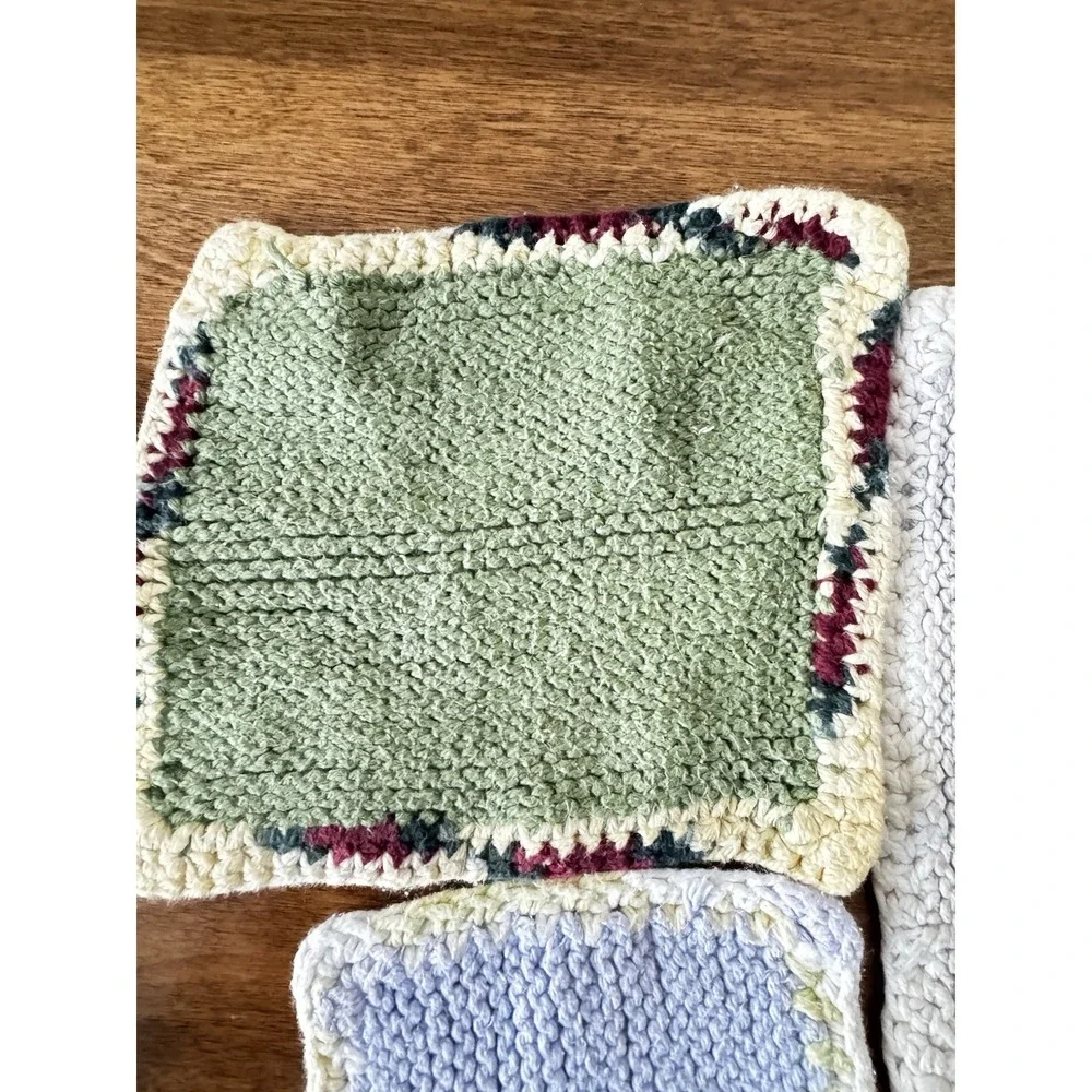 Crochet‎ Washcloth Or Dishcloth Handmade